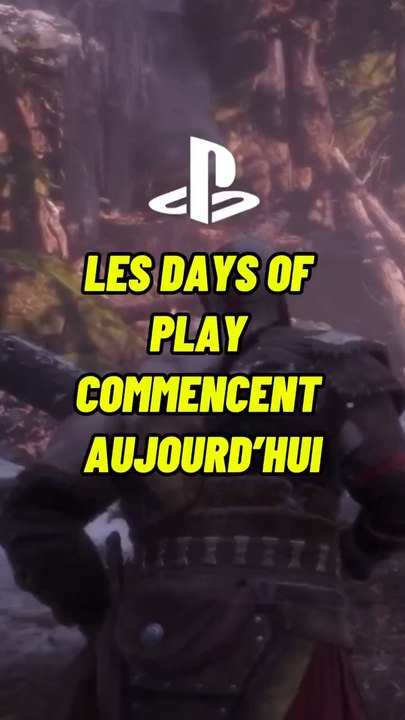 Les Days of Play commencent aujourd’hui ! 