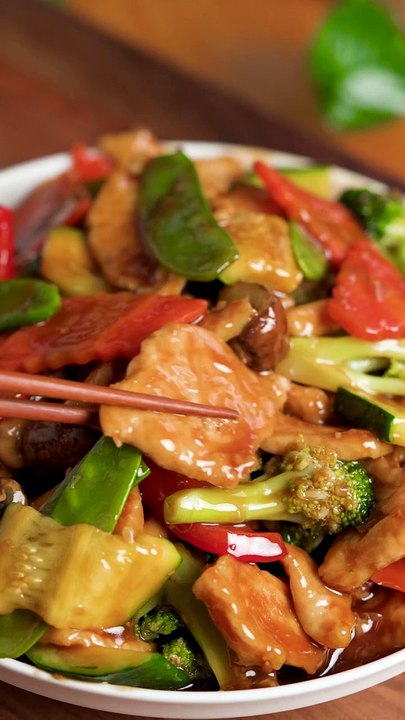Easy Chicken _ Vegetable Stir Fry(MP4)
