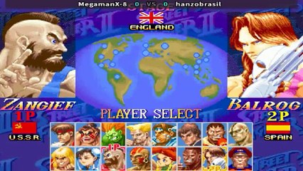 Super Street Fighter II X_ Grand Master Challenge - MegamanX-8 vs hanzobrasil