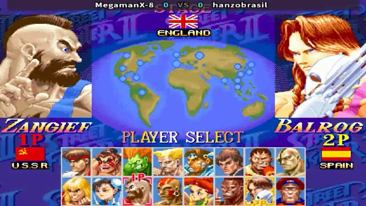 Super Street Fighter II X_ Grand Master Challenge - MegamanX-8 vs hanzobrasil