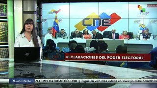 CNE repudia comunicado de la UE