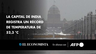 La capital de India registra un récord de temperatura de 52,3 °C