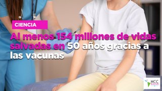 Al menos 154 millones de vidas salvadas en 50 años gracias a las vacunas