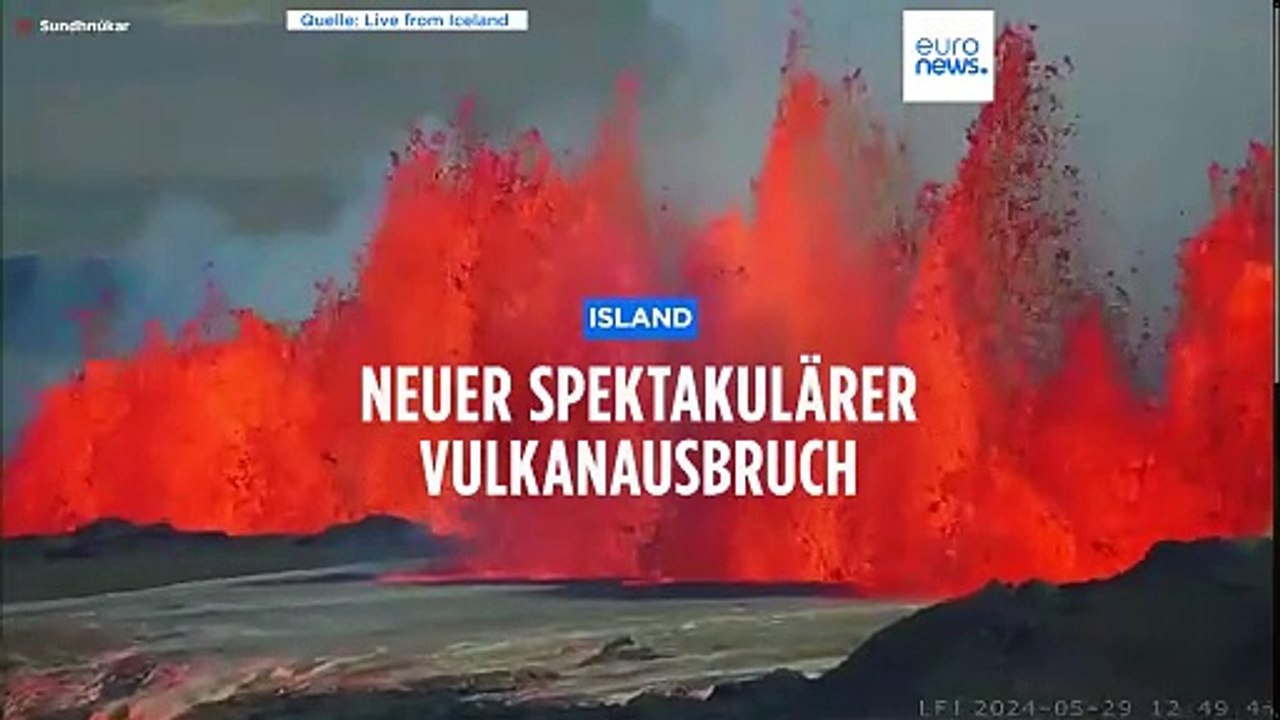 Neuer Vulkanausbruch bei Grindavik auf Island: Blaue Lagune wieder evakuiert