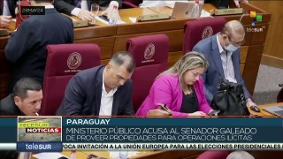 Fiscalía paraguaya acusó al senador Erico Galeano de vínculos criminales