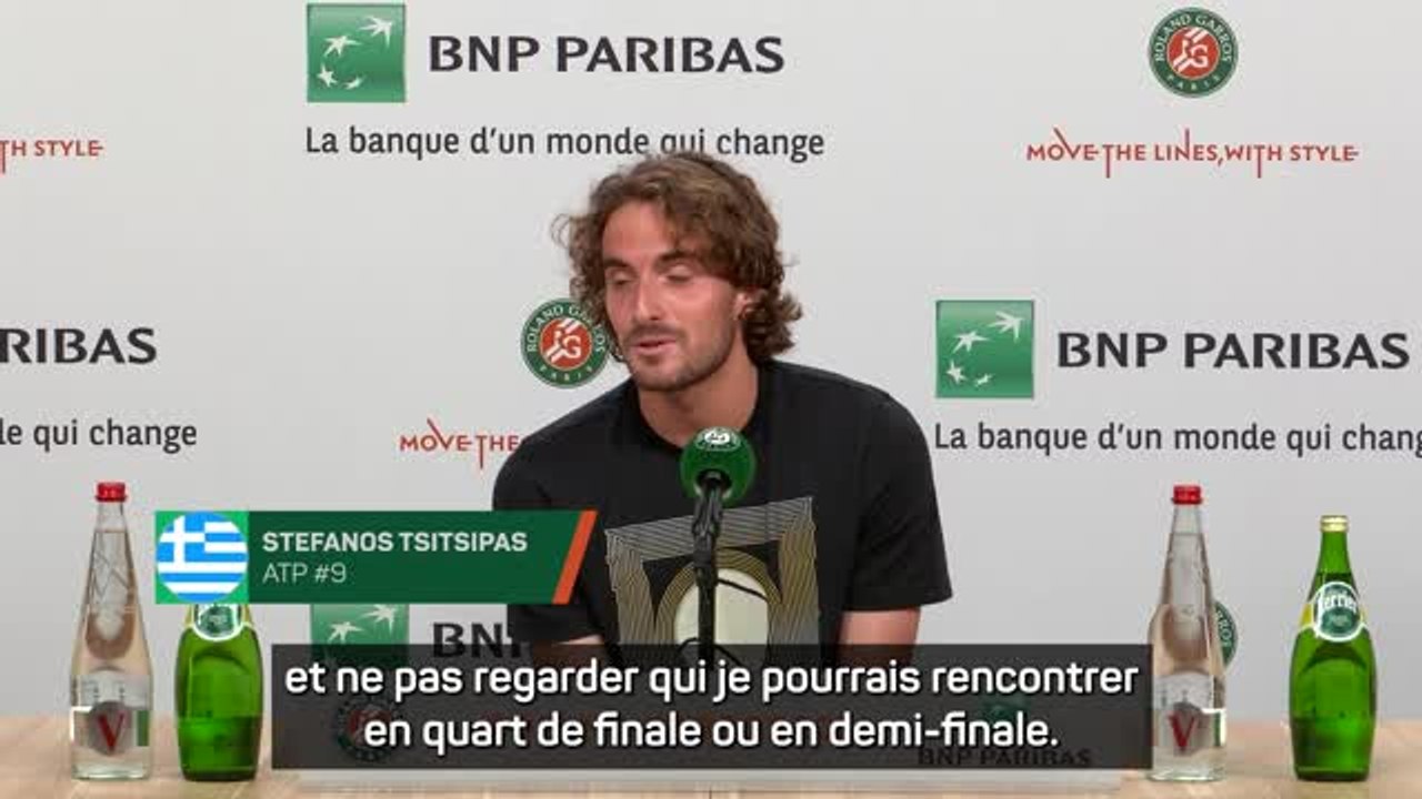 Roland-Garros - Tsitsipas : "Parfois mon imagination est grande et qu'elle s'emballe"