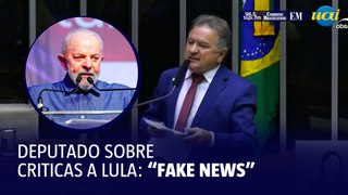 Deputado sobre acusação a Lula: 
