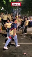 Aficionados de América SE PELEARON ENTRE SÍ durante FESTEJOS en el ÁNGEL DE LA INDEPENDENCIA