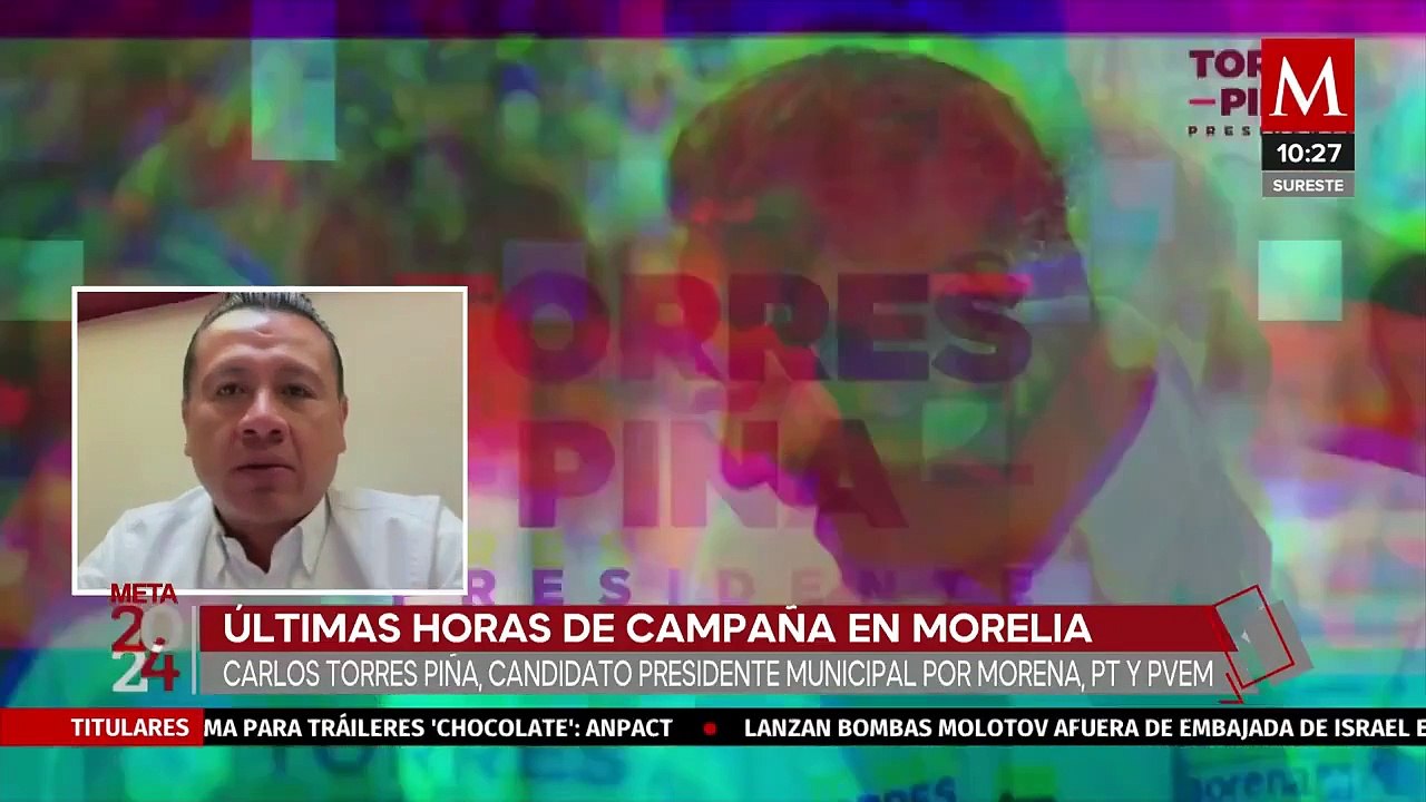 "Red hídrica, la principal exigencia de la gente": Carlos Torres previo a las elecciones de Morelia