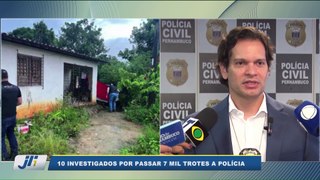 10 investigados por passar 7 mil trotes a policia