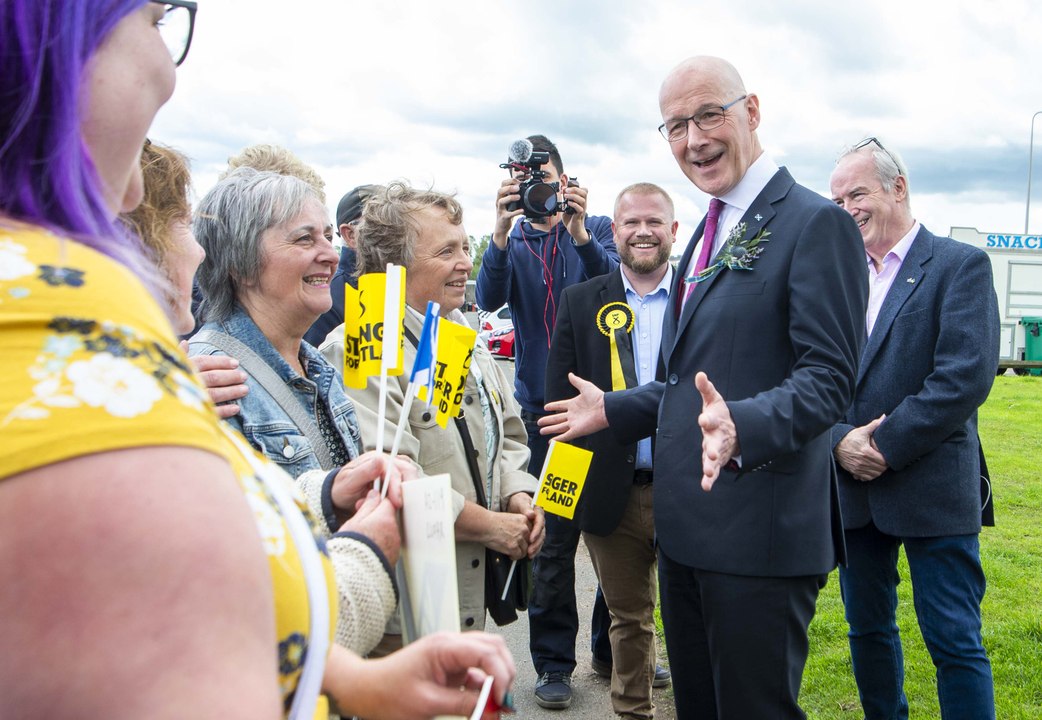 SNP Leader John Swinney would welcome former leader Nicola Sturgeon on the SNP General Election 2024 Campaign Trail