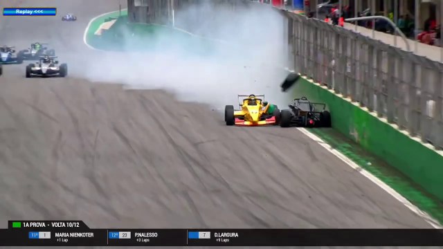 Formula Delta 2024 Interlagos 3 Race 1 Antunes Ibiapina Big Crash