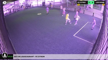 But de Louis Durant - FC CITRON