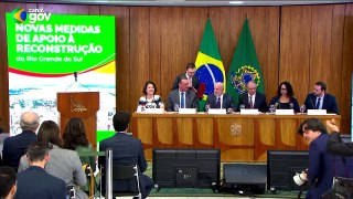 Lula anuncia ampliação de recursos para reconstrução de locais atingidos por calamidades