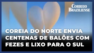 COREIA DO NORTE ENVIA CENTENAS DE BALÕES COM FEZES E LIXO PARA O SUL