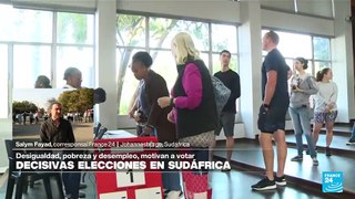 Informe desde Johannesburgo: Sudáfrica celebra unos reñidos comicios generales