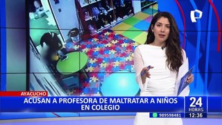 Patricia Simons sobre profesora que maltrató a niños en Ayacucho: 