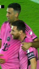 Corner kick by Messi: Busquets First goal for Miami