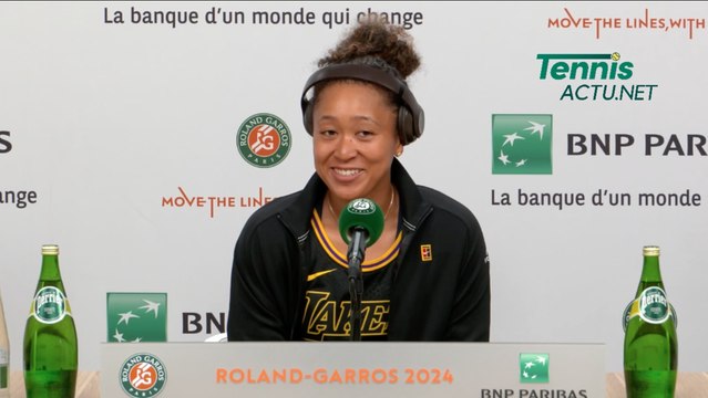 Tennis – Roland-Garros 2024 – Naomi Osaka : I've had worse, much worse ! Yes, I cried when I left the court...
