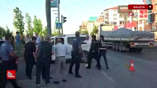 Malatya'da kaza sonrası tartışmaya polis müdahale etti