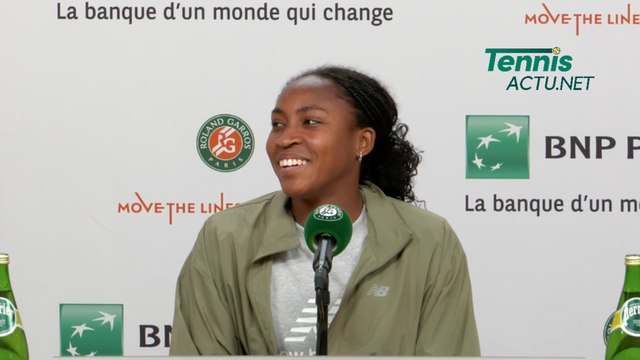 Tennis - Roland-Garros 2024 - Coco Gauff : My TV is always on tennis !