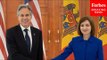 Secretary Of State Antony Blinken Holds Joint Press Conference With Moldova’s President Maia Sandu