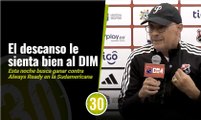Haber quedado eliminados de la Liga ayudó al DIM en la Sudamericana Alfredo Arias explica