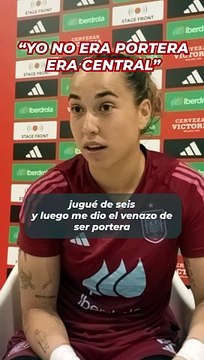 Coll y sus inicios: Yo no era portera, era central