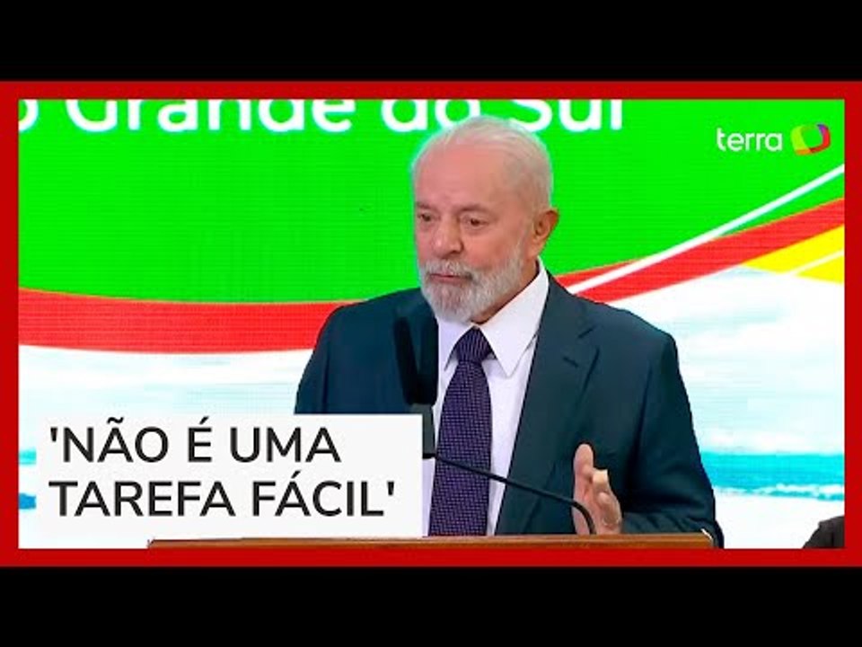 'Queremos recuperar o direito do povo gaúcho respirar', diz Lula sobre medidas para apoiar o RS