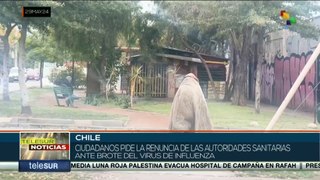Población chilena exige medidas para combatir la influenza