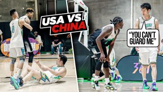 USA vs CHINA EPIC Streetball Game GOT HEATED... | Ballislife vs 361
