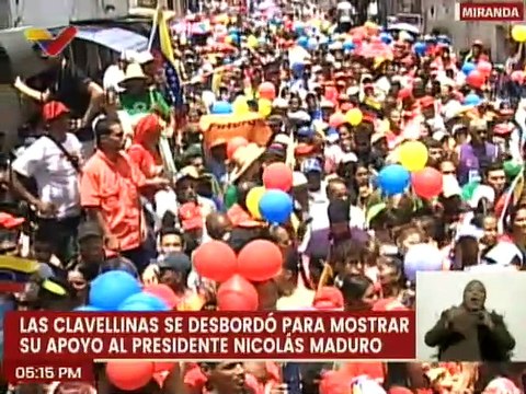 Pueblo guarenero se moviliza en rechazo a las medidas coercitivas impuestas por los EE.UU.