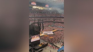 El vídeo que ha dejado a todo X con la boca abierta: Taylor Swift desde el 4º anfiteatro del Bernabéu