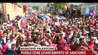 Lara | Habitantes del mcpio. Palavecino​ marchan en respaldo al Pdte. Nicolás Maduro