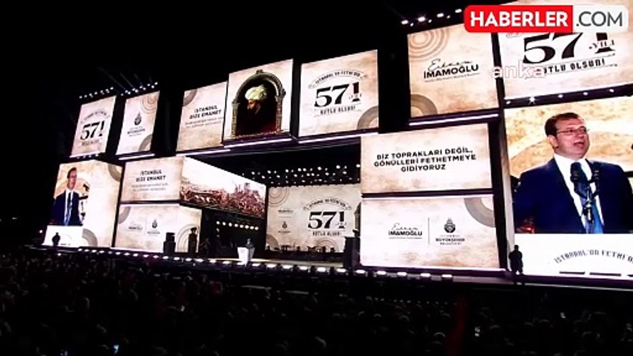 İmamoğlu:  "Bu Şehre Sahip Çıkmak Fatih'in ve Atatürk'ün Değerlerine Sahip Çıkmaktır"