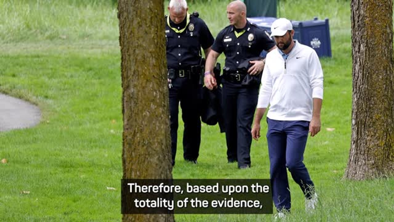 World's top golfer Scheffler freed of charges from Louisville arrest