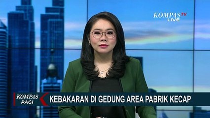 Gedung Kantor di Area Pabrik Kecap Cengkareng Terbakar, 7 Unit Mobil Damkar Diterjunkan ke Lokasi