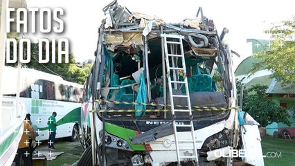 Polícia Científica do Pará inicia perícia em ônibus do IFPA que sofreu acidente em Tucuruí