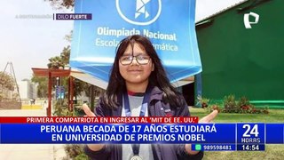 Peruana becada de 17 años estudiará en prestigiosa universidad de EE. UU.