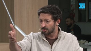 Martín Yeza en la Redacción de EL DIA