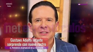 Gustavo Adolfo Infante sorprende por 'nuevo rostro'