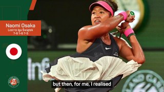 'I cried when I got off the court' - Osaka on French Open exit