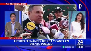 Arturo Fernández reaparece cantando y bailando a pocos días de volver a la alcaldía de Trujillo