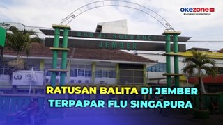 Waspada! Ratusan Balita di Jember Terpapar Flu Singapura
