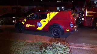 Corpo de Bombeiros é mobilizado para apagar incêndio em edificação no Bairro Brasília