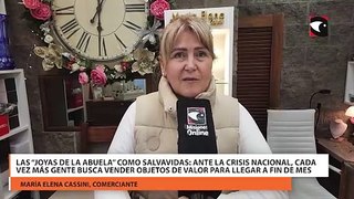 Las “joyas de la abuela” como salvavidas ante la crisis nacional, cada vez más gente busca vender objetos de valor para llegar a fin de mes