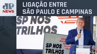 Tarcísio de Freitas assina contrato do Trem Intercidades