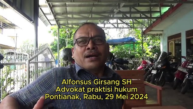 Advokat Praktisi Hukum Pontianak Alfonsus Girsang SH Bicara Esensi Tindak Pidana Pencucian Uang, Advokat Glorio Sanen SH Bantah Advokat Rusliyadi SH Tentang TPPU Credit Union Lantang Tipo Rp146 Miliar Dilaporkan ke Polda Kalbar, Kamis, 25 April 2024.
