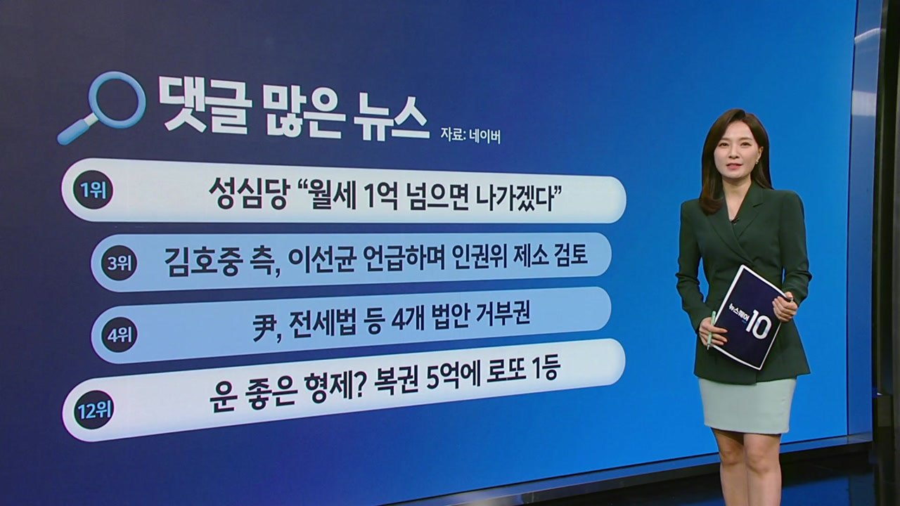 방사선 피폭/ 복권 5억에 로또 1등 운 좋은 형제?/ 성심당 "1억 넘으면 나갈 것...