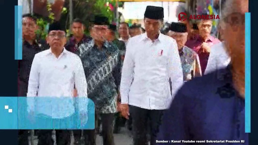 Jokowi Takziah ke Rumah Duka Almarhumah Syarifah Salma